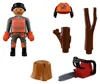 PLAYMOBIL: Il boscaiolo con motosega Anteprima dell’immagine prodotto 10