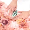 Blumenwand mit Kunstblumen - Set mit 6 Paneelen - Produktbild-Vorschau 5