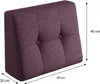 Lermowood Kissen „Verona“ für Palettenmöbel 80x40 Violett – Produktbild-Vorschau 2
