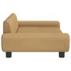 vidaXL Lit pour chien brun 100x54x33 cm velours Voir les images du produit 4