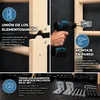 MAMOI Espaldera de pared con barra dominadas, Dip, bandas Vista previa de la imagen del producto 3