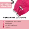 hair2heart Premium Tape Extensions Echthaar glatt - 10 Produktbild-Vorschau 3