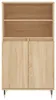 vidaXL Highboard Sonoma Oak 60x36x110 cm výrobek ze dřeva Náhled obrázku produktu 5