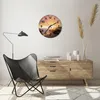 Wanduhr - Rund - Glasuhr - Meer Strand Felsen - 40x40cm - Produktbild-Vorschau 6