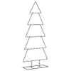 vidaXL Albero di Natale in metallo per decorazioni nero 150 Anteprima dell’immagine prodotto 1