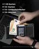 Airtag Wallet Herren XL Münzfach RFID Schutz Carbon Produktbild-Vorschau 6