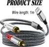 RCA-Kabel-Netzadapter für iPhone, Lightning-auf-RCA-Kabel Produktbild-Vorschau 5