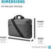 Prelude Topload-Tasche (grau, bis 39,6 cm / 15,6") Produktbild-Vorschau 9
