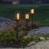Zestaw 3 lamp ogrodowych Led solarnych FLAME MINI Podgląd zdjęcia produktu 1