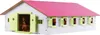 Kids Globe Spielzeug-Pferdestall mit 9 Boxen 1:32 Rosa Produktbild-Vorschau 2