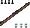 Poręcz bukowa Jayseuw 180 cm z 2 wspornikami i różnymi Podgląd zdjęcia produktu 8