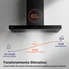 CIARRA A+++ 650 m³/h cofano aspirante 90cm cofano a parete Anteprima dell’immagine prodotto 6