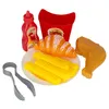 Spielzeug-Heißluftfritteuse für Kinder, Airfryer mit Licht- Produktbild-Vorschau 2