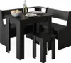 Esszimmer-Eckbank Vicco Roman Schwarz 120 x 120 cm, Model Produktbild-Vorschau 7