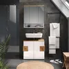 Set di mobili da bagno Vicco Eden Bianco lucido 2 parti, Anteprima dell’immagine prodotto 3