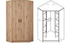 Marmex Möbel - Mehrzweckschrank-Set Grant Set 38 Artisan Produktbild-Vorschau 3