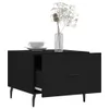 vidaXL Couchtische 2 Stk. Schwarz 50x50x40 cm Holzwerkstoff Produktbild-Vorschau 4