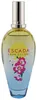 Flakon des Damendufts Escada Agua del Sol mit gelb-blauer Farbverläufen und floraler Verzierung, Schriftzug in Pink und Silberkappe. Náhľad obrázku produktu