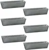 6er Set Pflanzkasten Zink Europalette Hochbeet Blumenkasten Produktbild-Vorschau 1