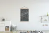 MuchoWow® Textilposter Wuppertal - Stadtplan - Blau - Karte Produktbild-Vorschau 2