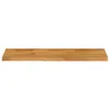 vidaXL Blat z krawędzią drzewa 100x40x2,5 cm lite drewno Podgląd zdjęcia produktu 2