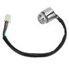A product shot of a motorcycle ignition switch with wires. Produktbild-Vorschau