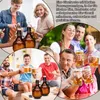 4er Set Bier-Glasflaschen Growler (1 L) – bernsteinfarbene Produktbild-Vorschau 3