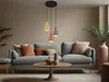 Lustr Trio Agudo TR 319430317 E27 3x40 W černý Náhled obrázku produktu 5