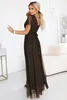 Numoco Abendkleid Melania Maxikleid Partykleid, braun mit Produktbild-Vorschau 2