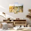 Bild auf Leinwand - Leinwandbild - 3 Teile - Fahrrad Wiese Produktbild-Vorschau 7