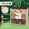 CADOCA® Insektenhotel Bug's Inn 31x30,5x9,5cm Holz Produktbild-Vorschau 3