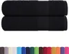 vidaXL Asciugamani da doccia FROGN, 2 pezzi, nero, 70x140 Anteprima dell’immagine prodotto 1
