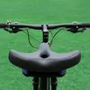 MidGard Fahrrad Sattel atmungsaktiv mit extra breiten und Produktbild-Vorschau 3