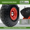 Sackkarre Stahl 200 kg 112,5 cm Höhe große klappbare Produktbild-Vorschau 5
