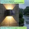 4er Set LED Solar Wandleuchte für Aussen: Produktbild-Vorschau 5