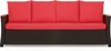 Gartenkissen Set Rot – 170x60 + 4x50x56 cm Gartenkissen für Produktbild-Vorschau 7