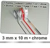 Hermann Schütz Auto Zierstreifen Deco-Stripe chrome 3mm x Produktbild-Vorschau 1