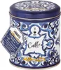 A Bialetti Moka coffee tin with a decorative blue and white pattern. Náhľad obrázku produktu