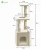Arbre à chat VOUNOT® petit modèle, arbre à chat pour chats, Voir les images du produit 3