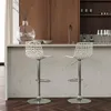 Barhocker mit Fußstütze Hoch Drehbar Höhenverstellbar für Produktbild-Vorschau 2