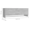 The Living Store Kleiderschrank Betongrau 100x32,5x35 cm Produktbild-Vorschau 8