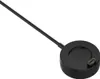 A black smartwatch charging cable with a round base and a USB-C connector. Anteprima dell’immagine prodotto