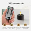 Meisterhome® Lot de 4 bougies chauffe-plat LED XXL - Voir les images du produit 3