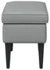 Taboret vidaXL, jasnoszary, 55 x 35 x 41 cm, materiał Podgląd zdjęcia produktu 3