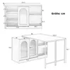 MODFU Meuble Bar Pivotant 360° avec Espaces de Rangement, Voir les images du produit 7