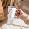 Mr. & Mrs. Panda thermosbecher Einhörner Umarmen - Weiß - Produktbild-Vorschau 3