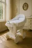 MY SWEET BABY Handgefertigtes Babybett Naturfaser Weiß mit Produktbild-Vorschau 7