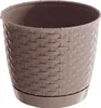 Kvetináč RATOLLA ROUND DRLO 30 cm Farba: Béžová Náhľad obrázku produktu 1