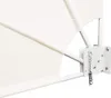 vidaXL Faltbarer Balkonfächer Creme 210×210 cm Produktbild-Vorschau 3