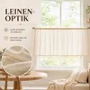 1 Stück Boho Scheibengardine mit Quasten Halbtransparent Produktbild-Vorschau 2